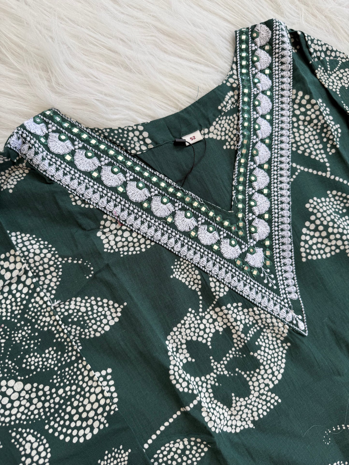 MOSS BLOOM KURTI SET-1224