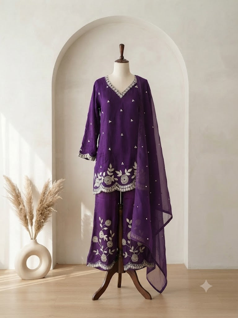 AMETRINE GRACE SHARARA SUIT-1447