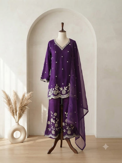 AMETRINE GRACE SHARARA SUIT-1447