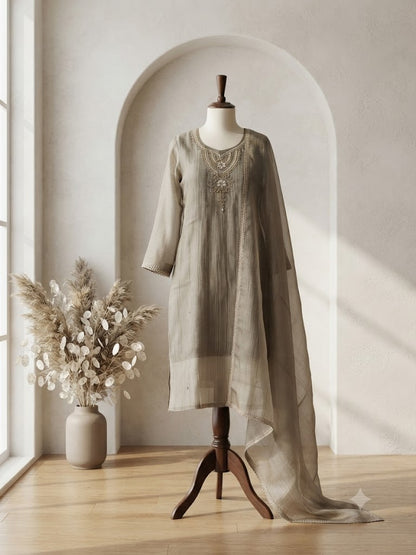 GOLD SALSA ETHNIC SUIT-1804