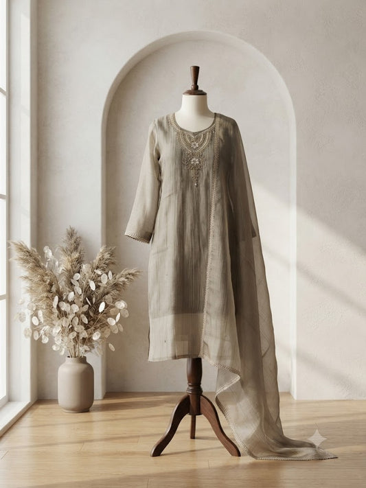 GOLD SALSA ETHNIC SUIT-1804