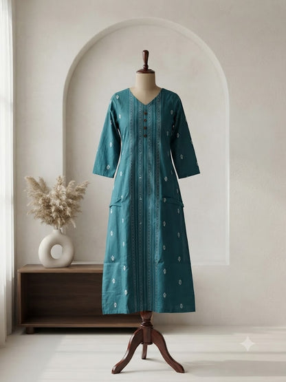 EXECUTIVE TEAL BLUE COORDSET-0141