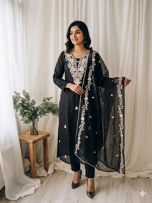 BLACK PEARL ETHNIC SUIT - 1407