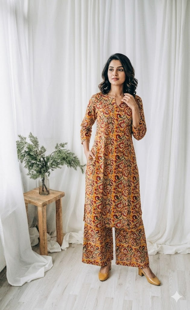 RANG YELLOW COORDSET-0097