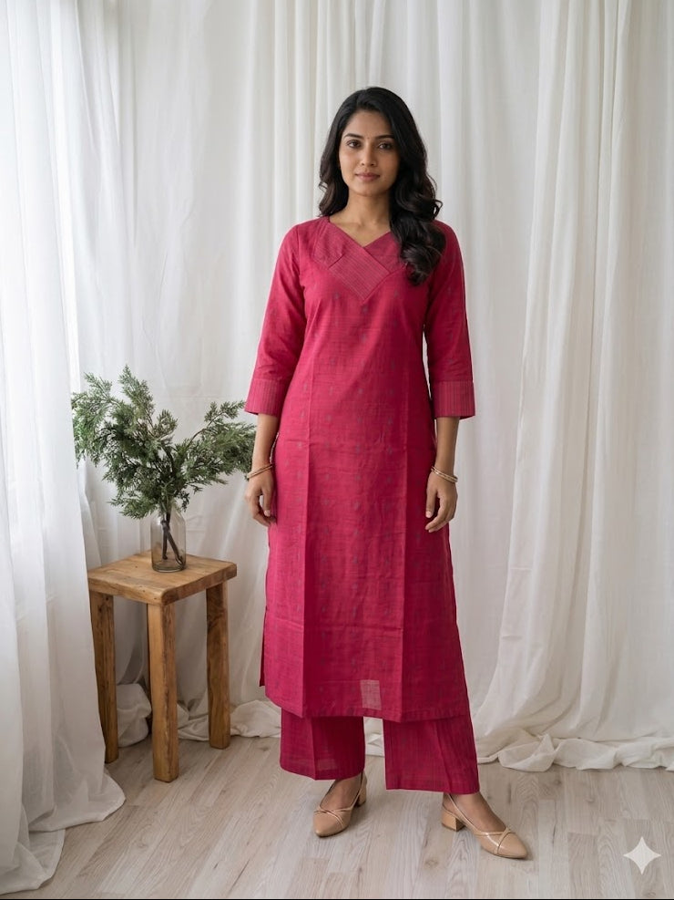 EXECUTIVE PINK COORDSET-0110