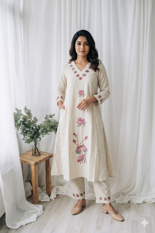 DHARA BLOOM COORDSET-0090