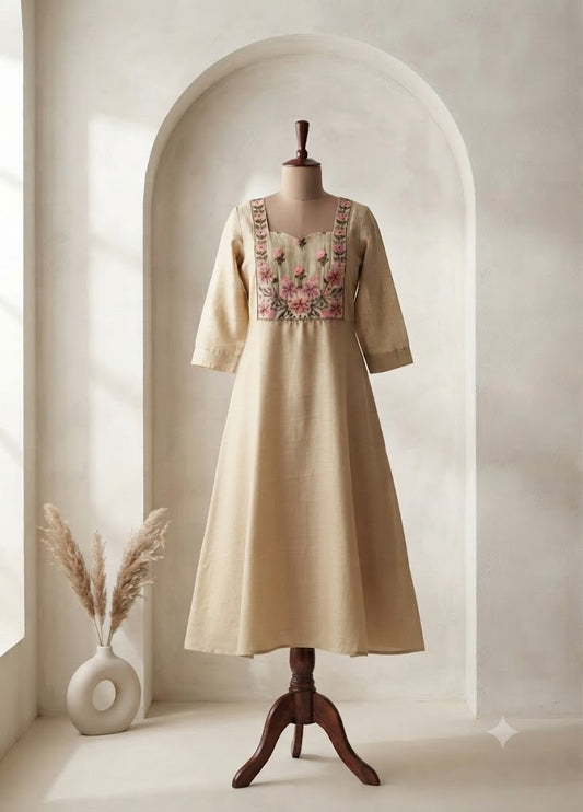 KASAVU BLOOM KURTI-6130