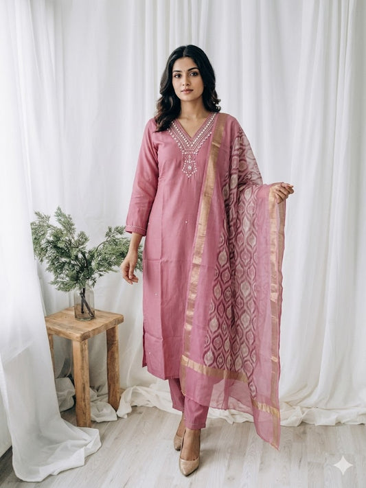 BLUSH ELEGANCE ETHNIC SUIT-1181