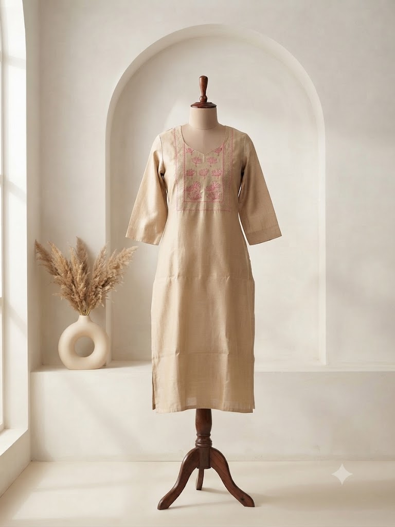 KASAVU LOTUS KURTI-6009