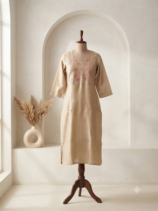 KASAVU LOTUS KURTI-6009