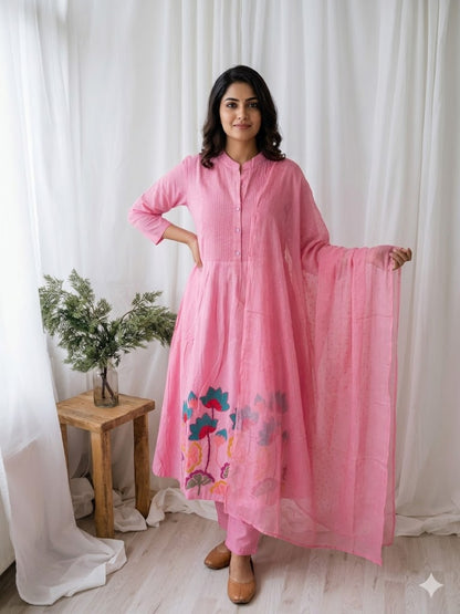 LOTUS BLOOM KURTI SET-2035