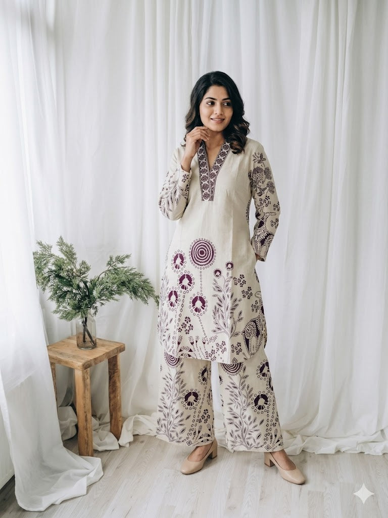 PETAL & PLUM COORD SET-0070
