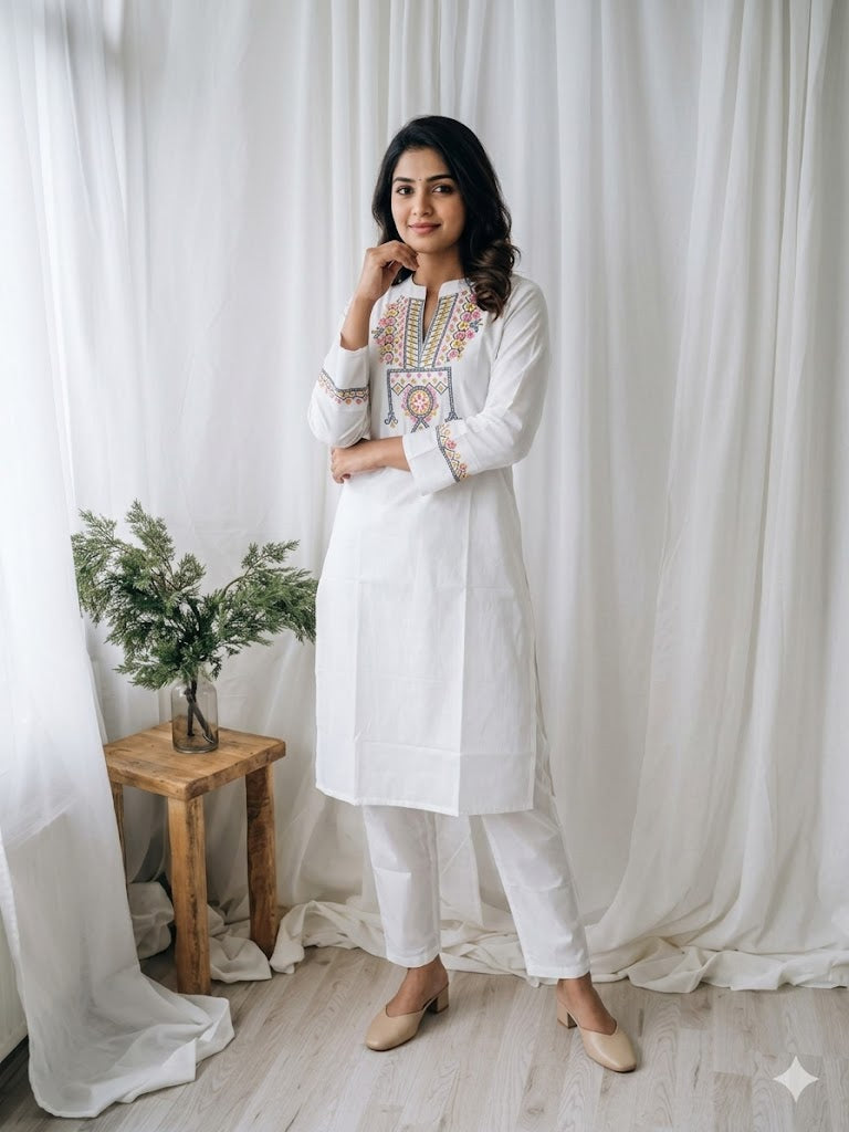 WHITE MIRAGE CO-ORD SET-0021