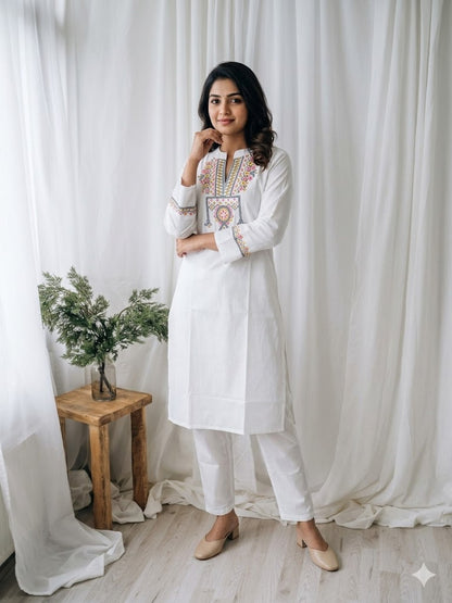 WHITE MIRAGE CO-ORD SET-0021