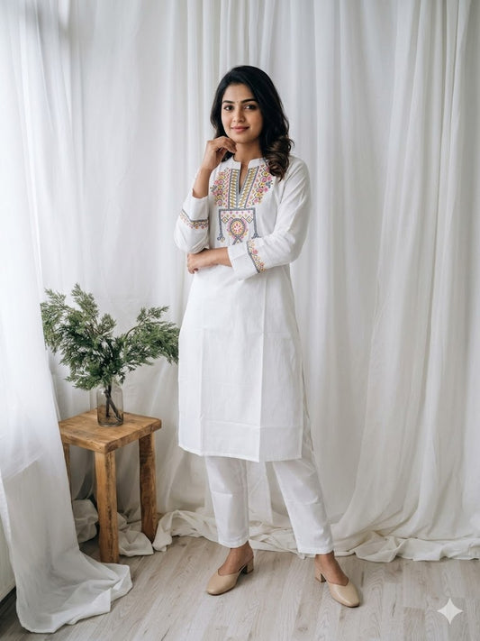 WHITE MIRAGE CO-ORD SET-0021