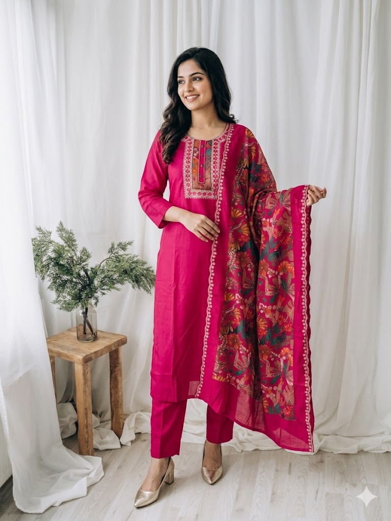 RUBY BLOOM ETHNIC SUIT-1004