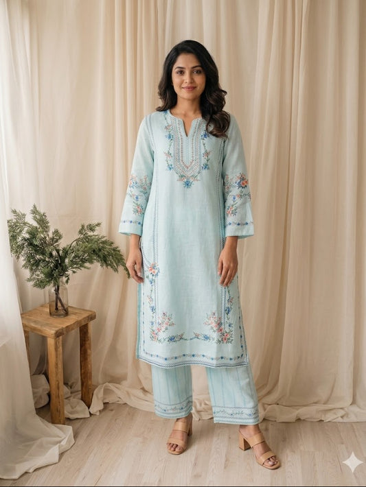 SEAFOAM GRACE CO-ORD SET-0028