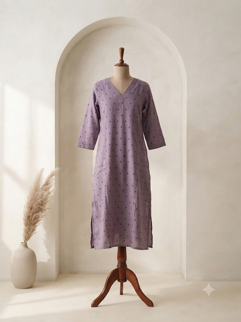 LAVENDER SILK COORDSET-0146