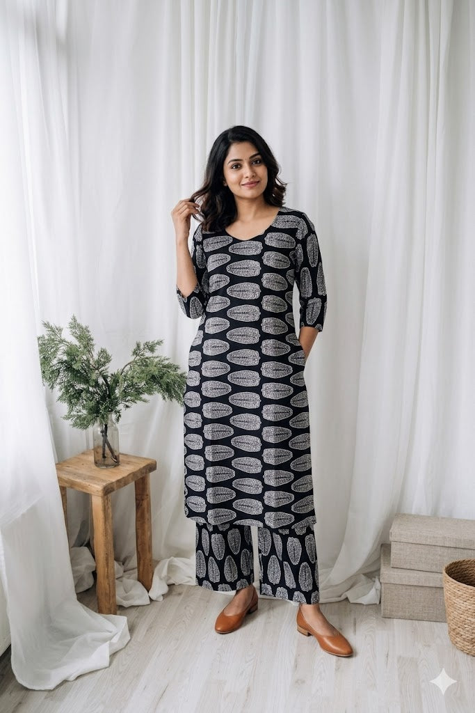 RANG BLACK COORDSET-0094