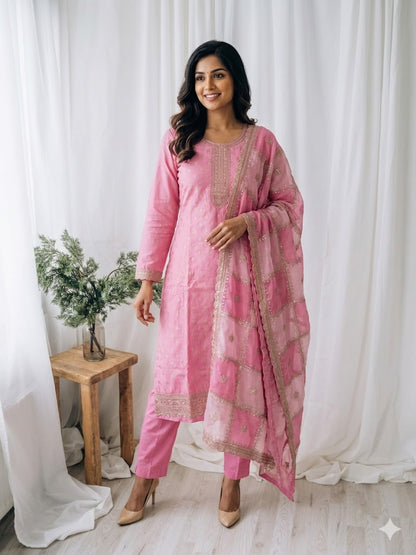 GULAB ELEGANCE ETHNIC SUIT - 1354