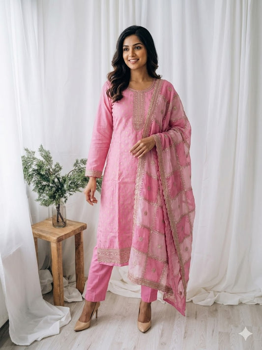 GULAB ELEGANCE ETHNIC SUIT - 1354