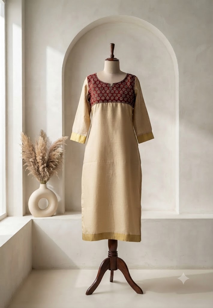 KASAVU YOKE KURTI-6134