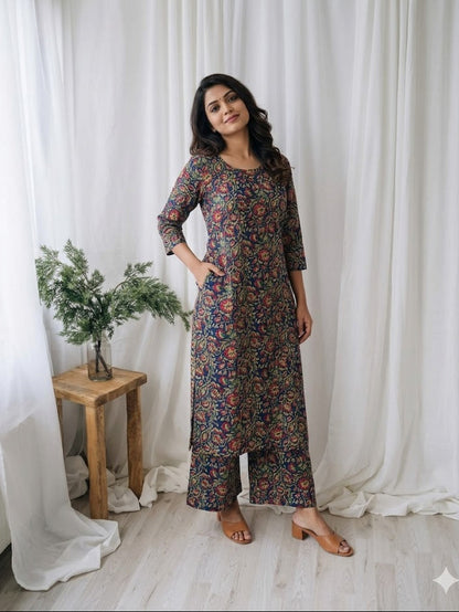 RANG BLUE COORDSET-0096