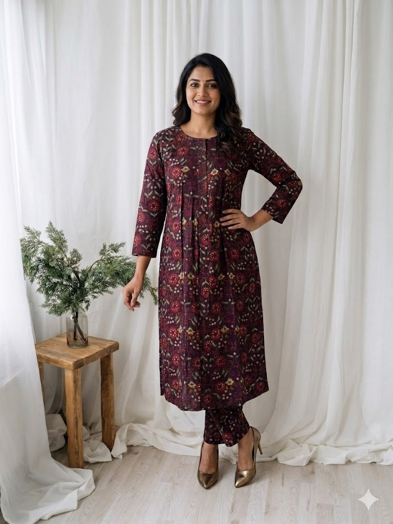 ROYAL PURPLE CO-ORD SET-0035