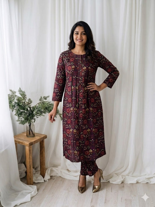 ROYAL PURPLE CO-ORD SET-0035