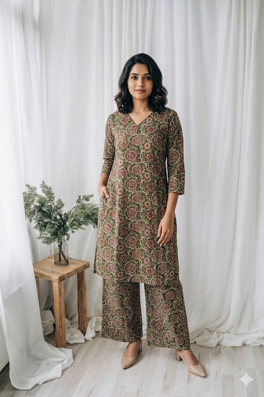 RANG GREEN COORDSET-0095