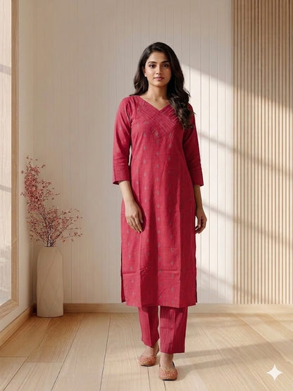 EXECUTIVE PINK COORDSET-0110