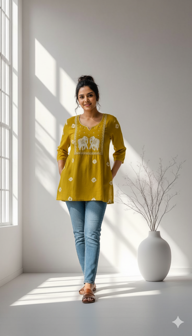 TUSKER TALES KURTI-5001