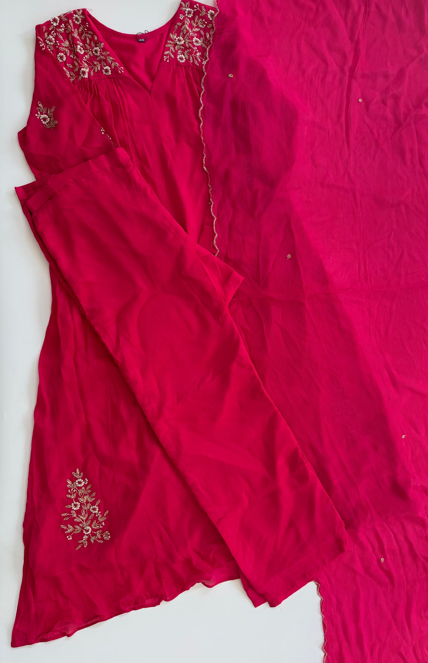 PINK CHINON ETHNIC SET-1858