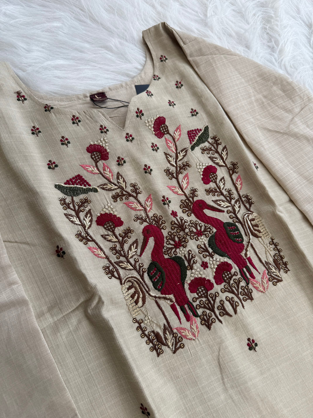 IVORY BLOOM ETHNIC SUIT