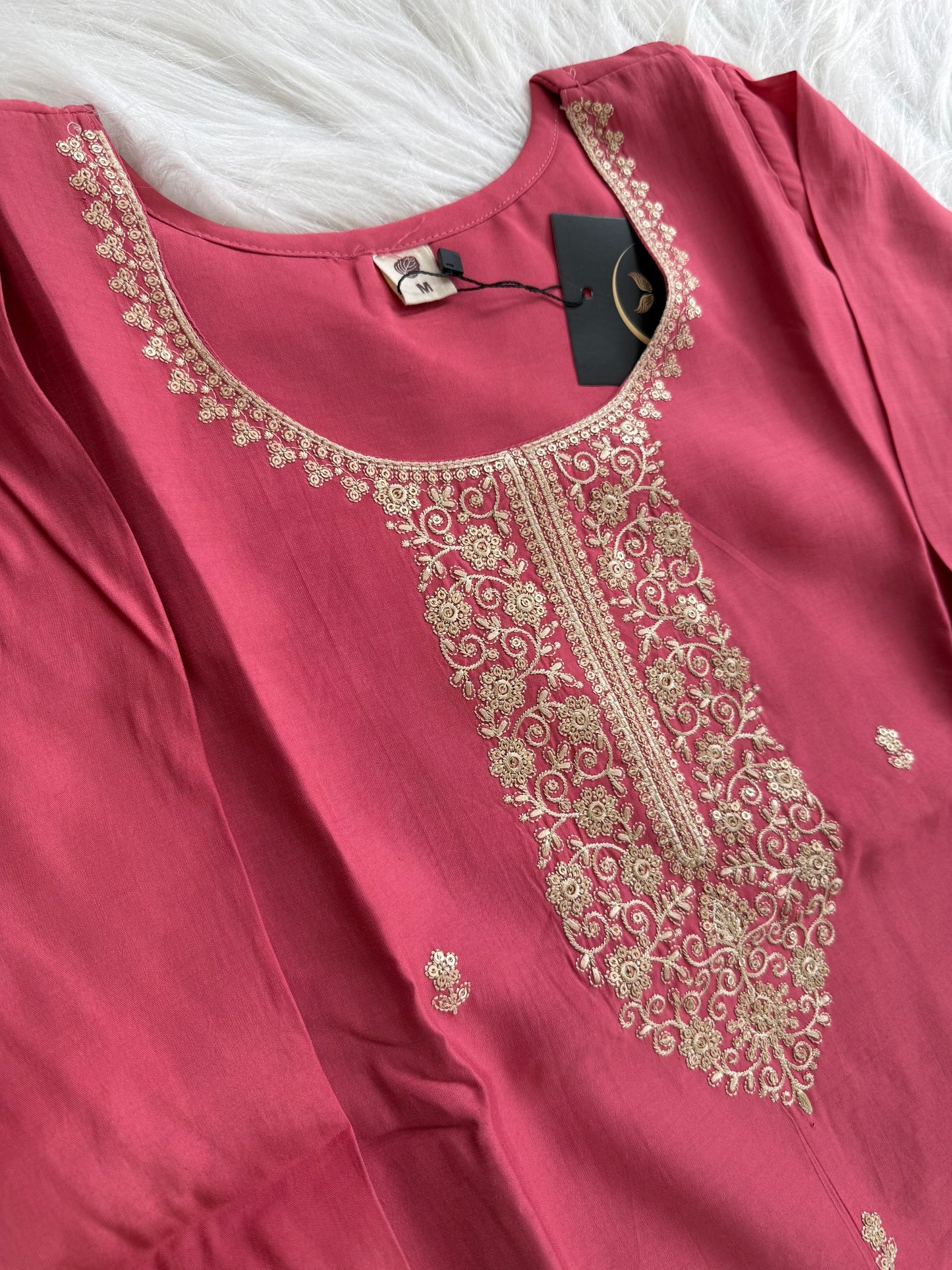 DUSTY ROSE ETHNIC SUIT-1018