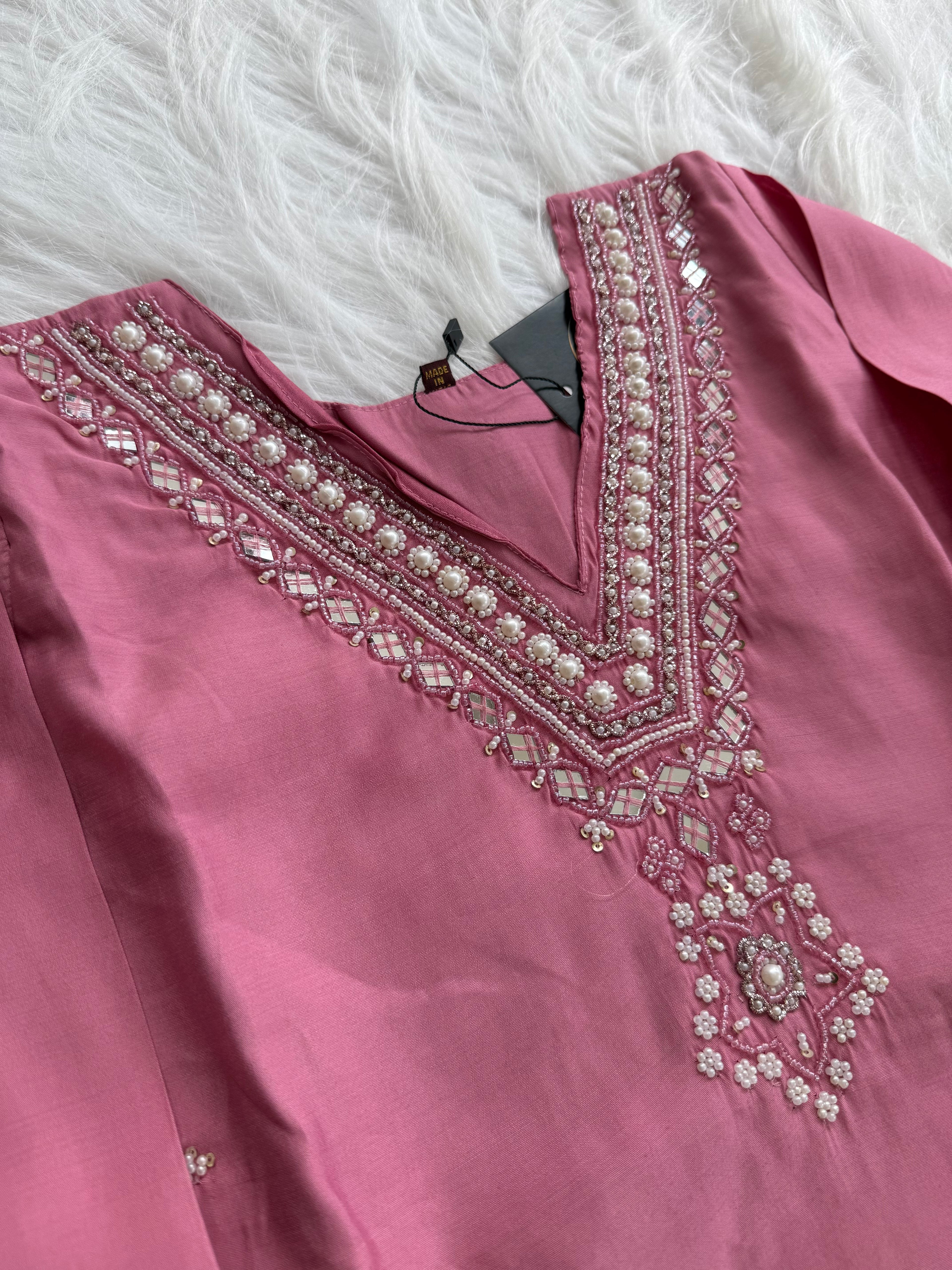 BLUSH ELEGANCE ETHNIC SUIT