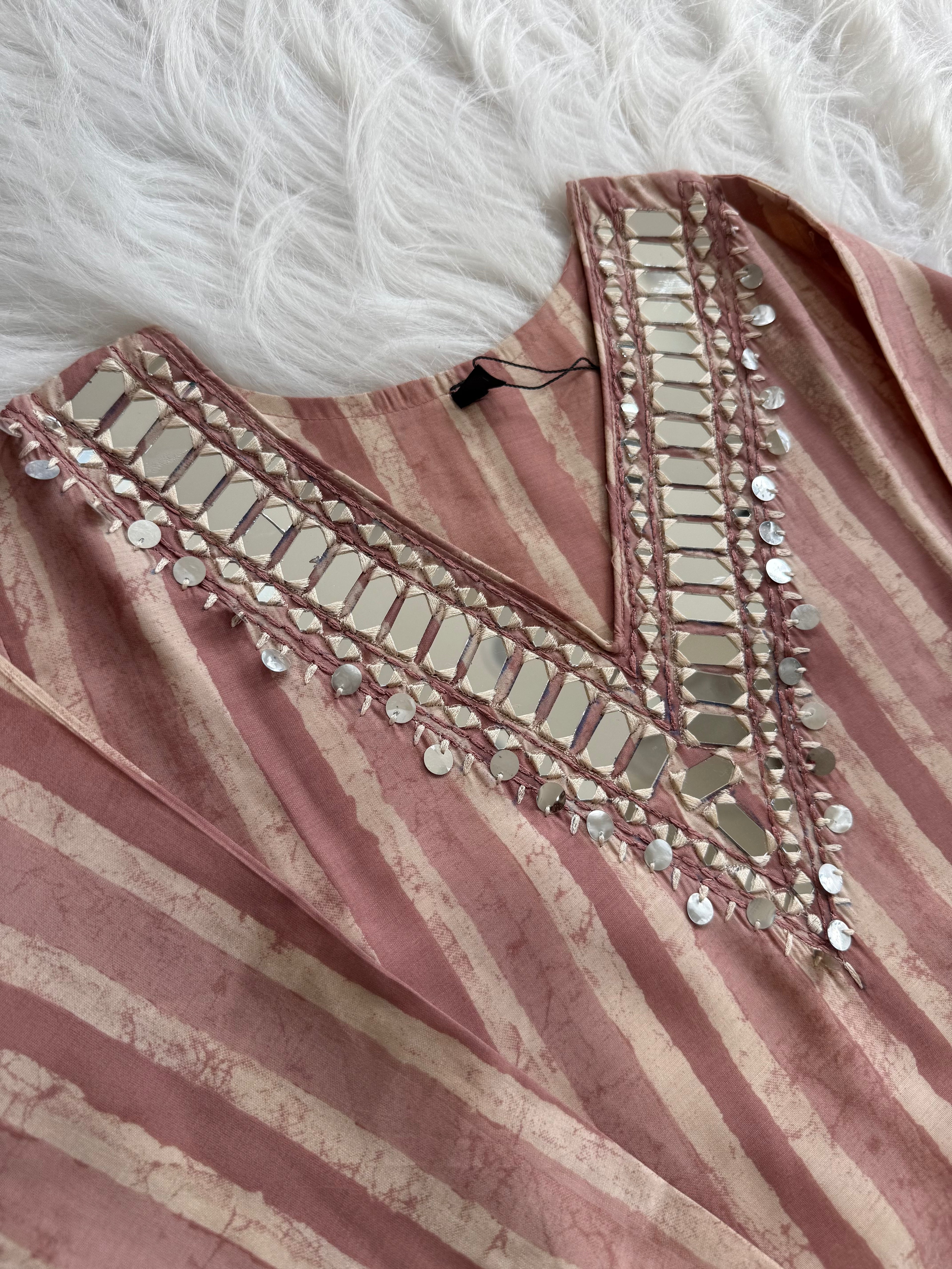 DUSTY BLUSH ETHNIC SUIT