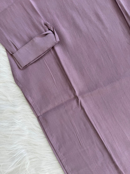 LAVENDER BEADS KURTI-6004