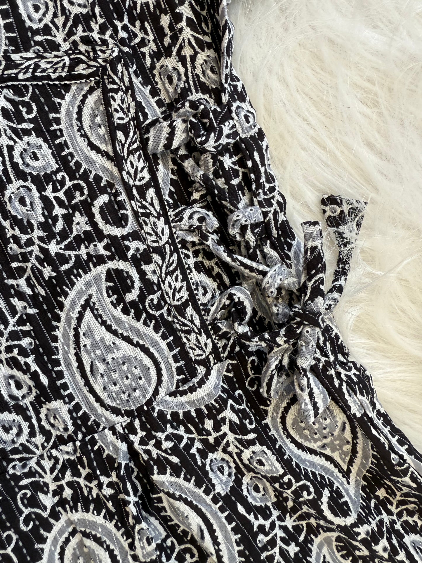 BLACK HERITAGE KURTI-5012