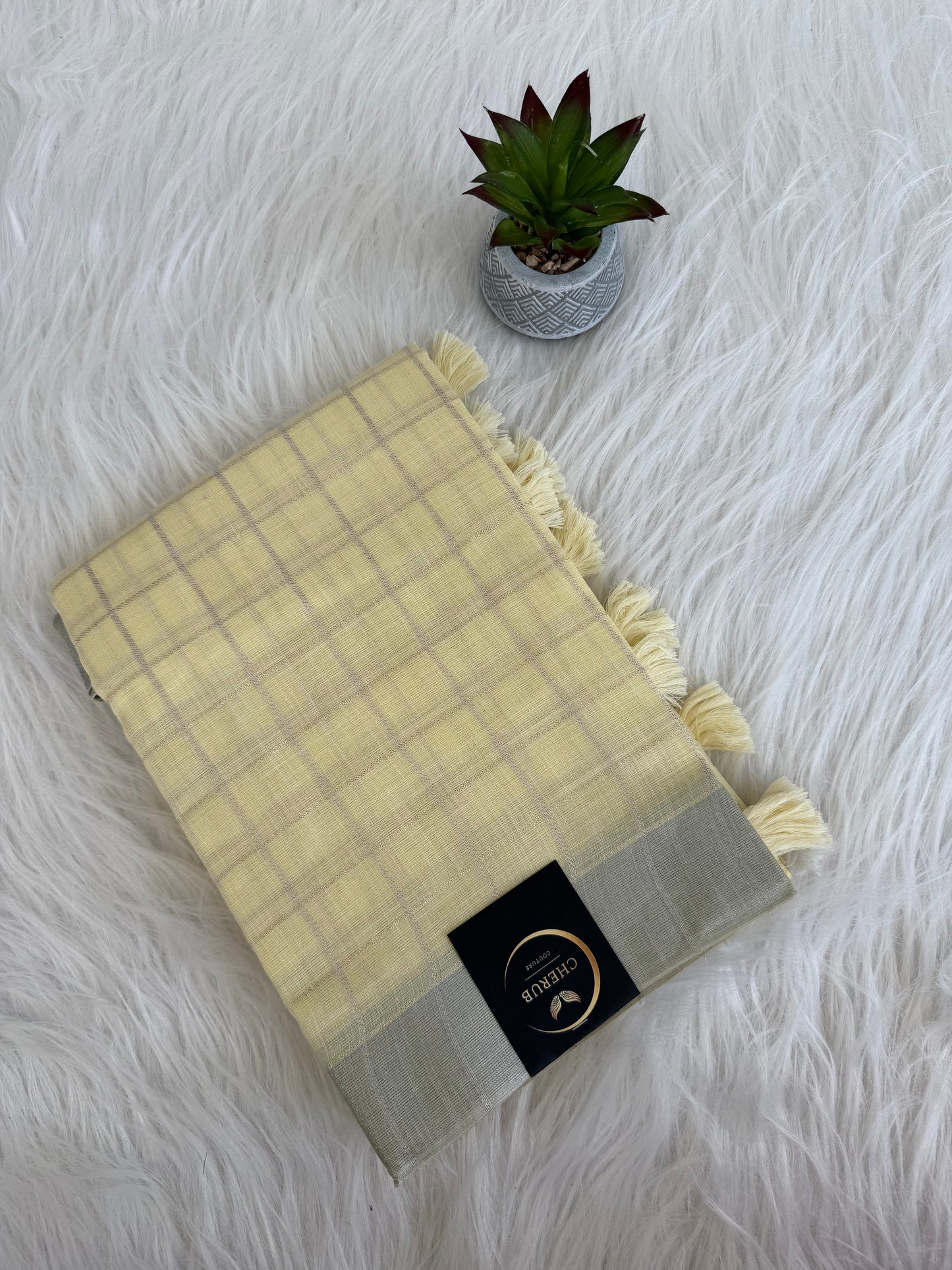 TARUNIKA YELLOW SAREE-8002