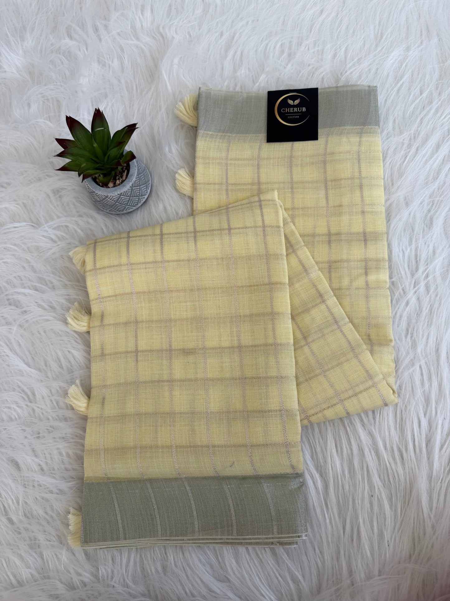 TARUNIKA YELLOW SAREE-8002