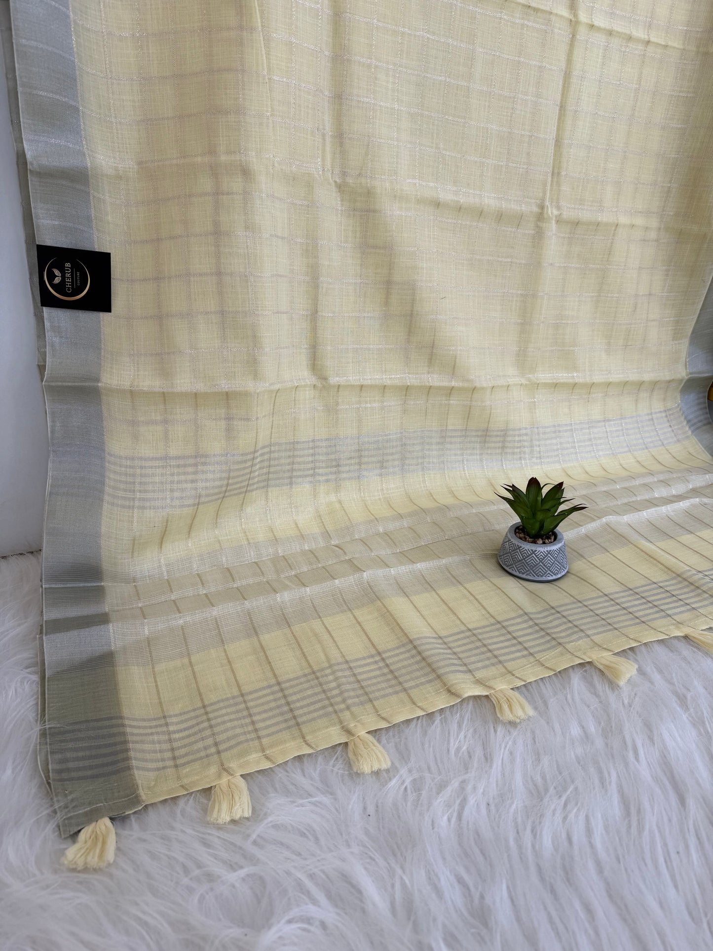 TARUNIKA YELLOW SAREE-8002