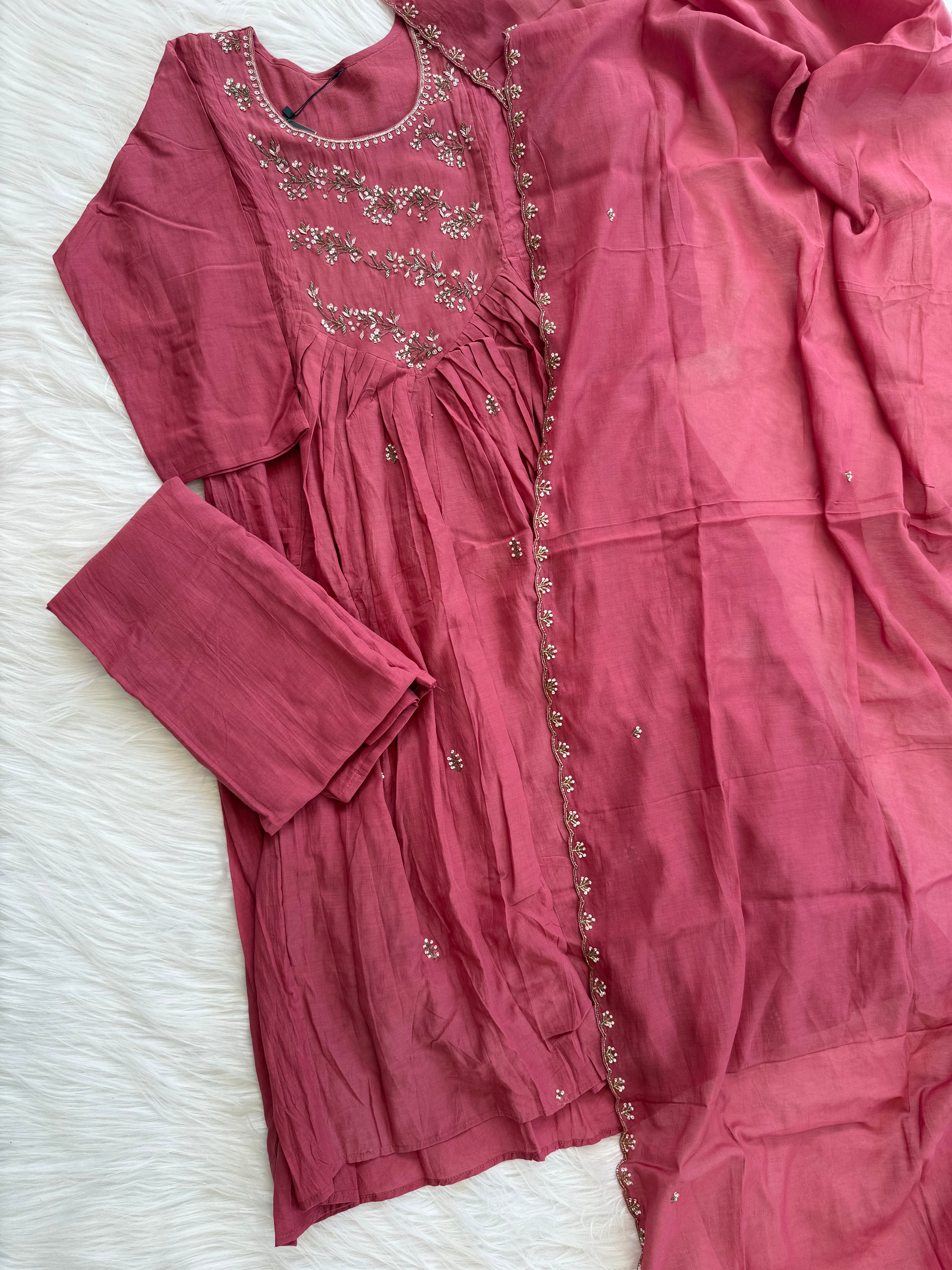 BLUSH VINTAGE ETHNIC SUIT-MC-05
