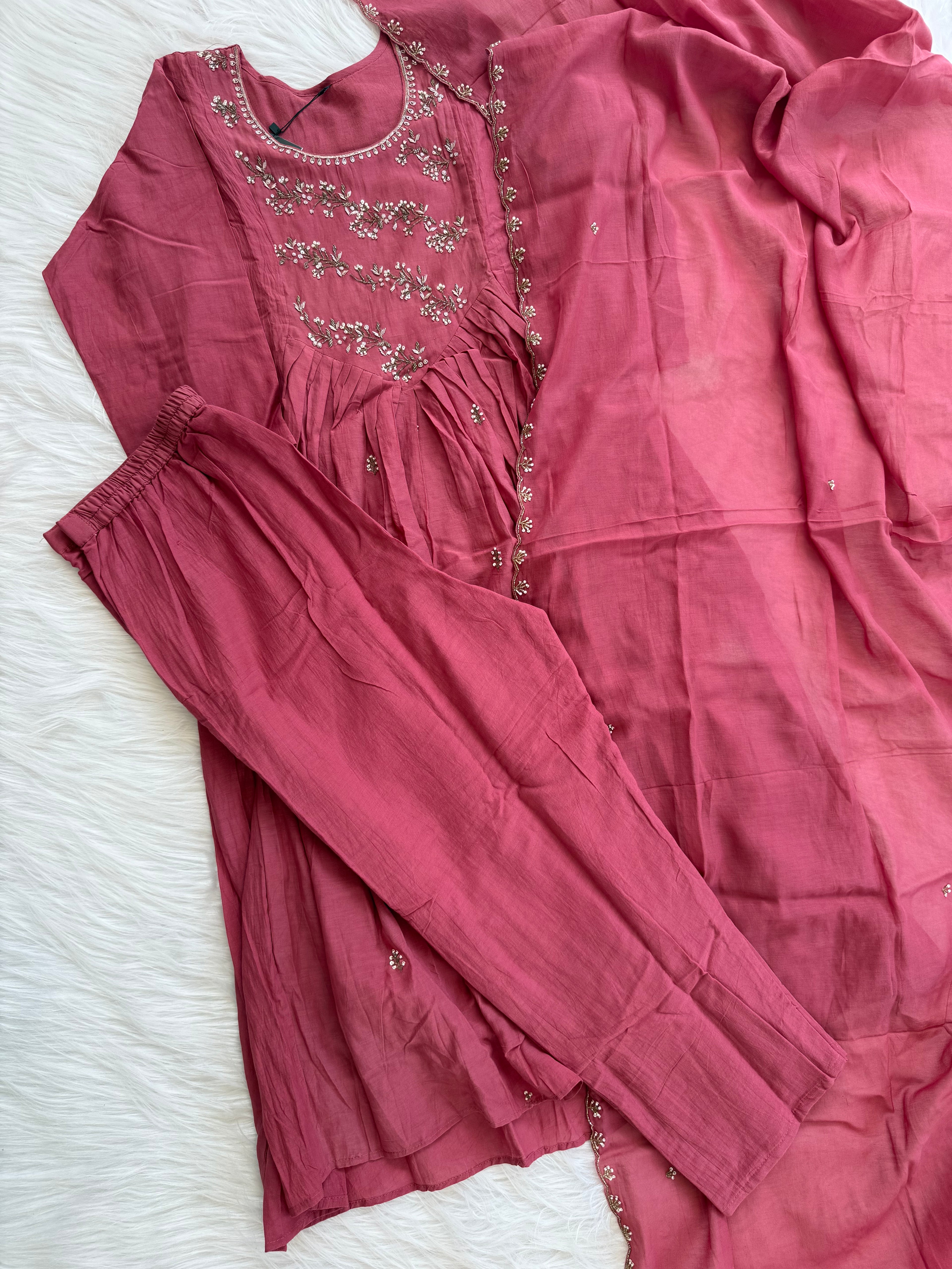 BLUSH VINTAGE ETHNIC SUIT-MC-05