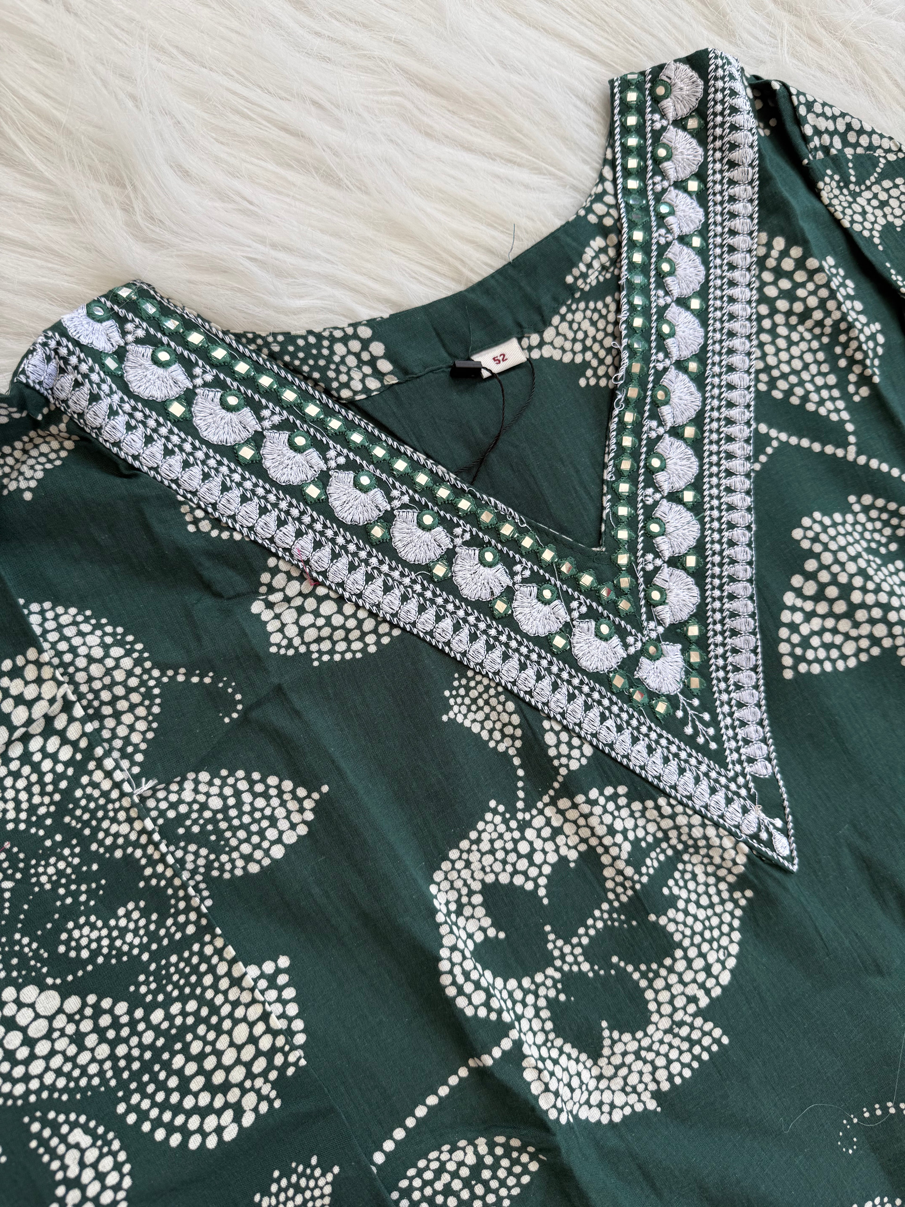 MOSS BLOOM KURTI SET-1224