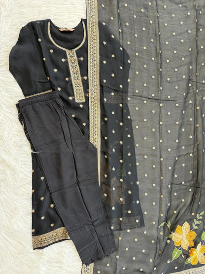 MOONLIT ELEGANCE ETHNIC SUIT - 1353