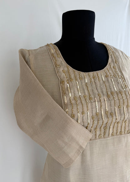 KASAVU BEADS KURTI-6133