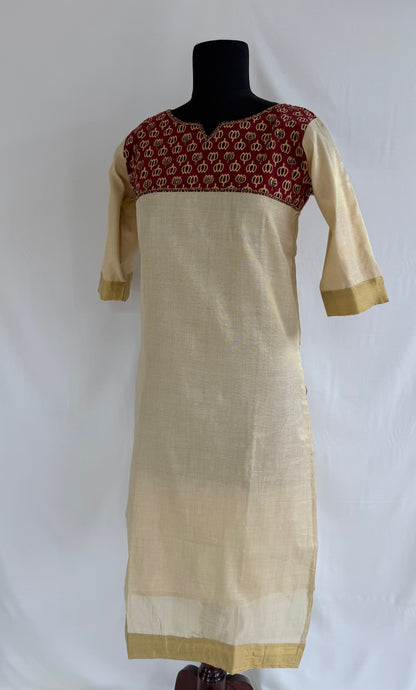 KASAVU YOKE KURTI-6134
