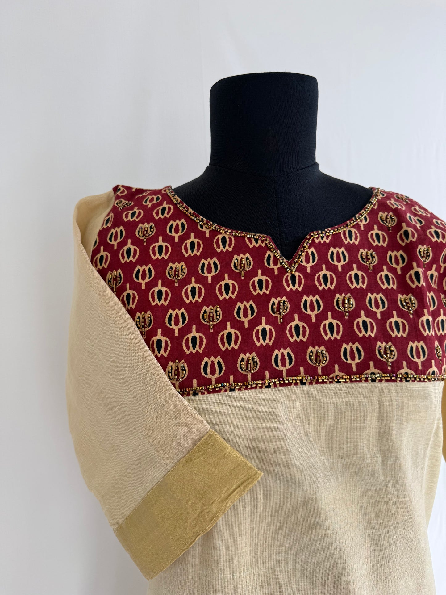 KASAVU YOKE KURTI-6134
