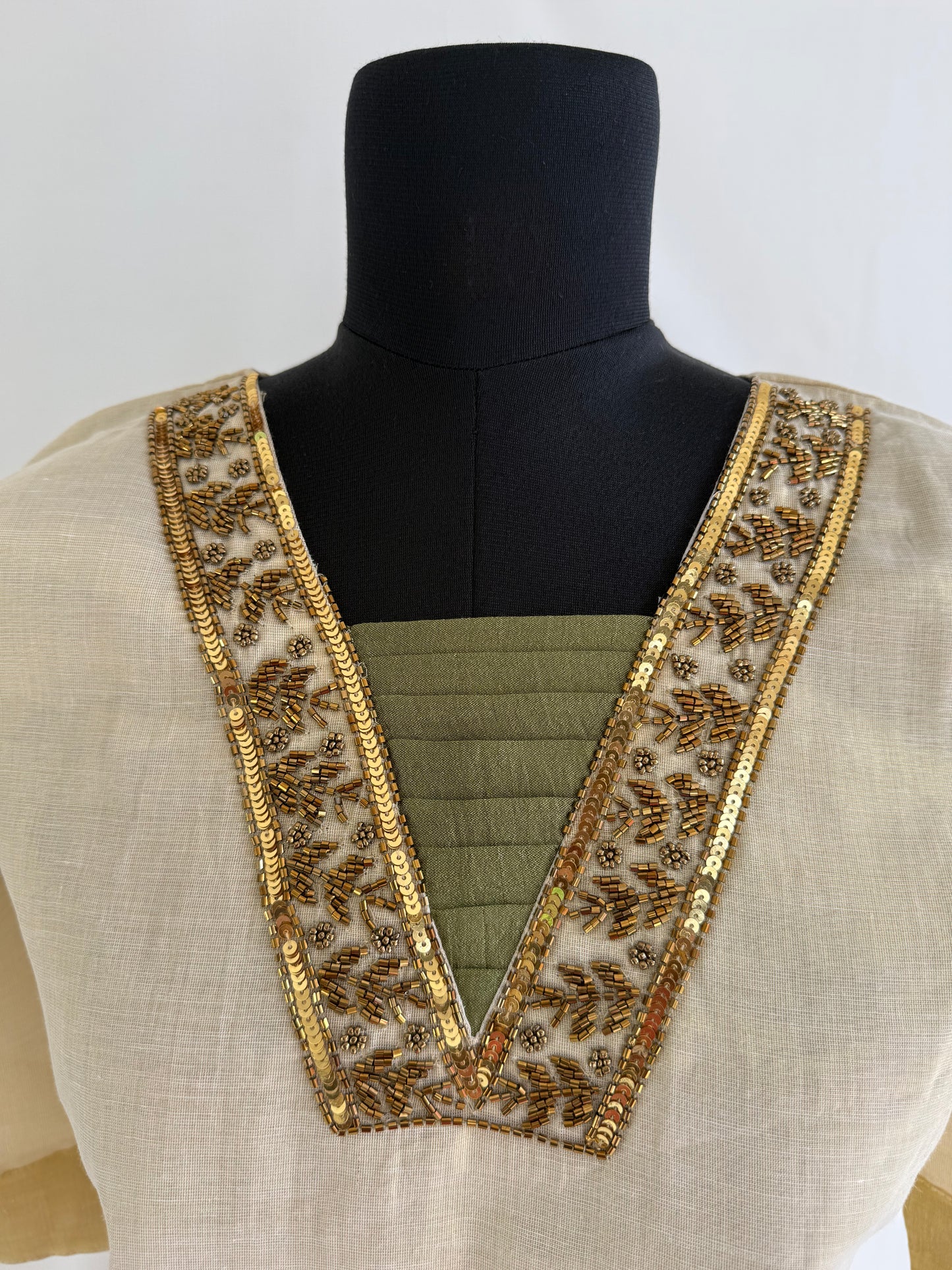KASAVU TISSUE KURTI-6009